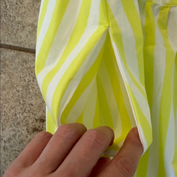 Striped Yellow & White Dress - Picture 6 of 8